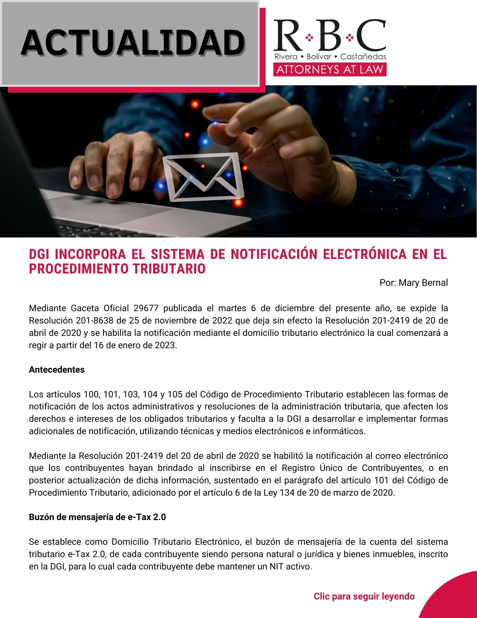 DGI INCORPORA EL SISTEMA DE NOTIFICACIÓN ELECTRÓNICA EN EL ...